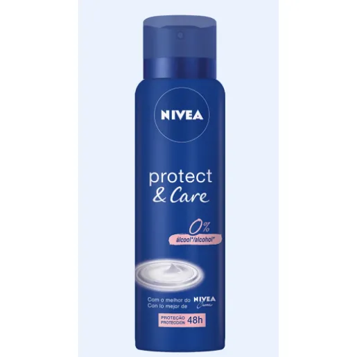 NIVEA DESODORANTE AEROSOL PROTECT CARE X 150 ML - Ecofarma